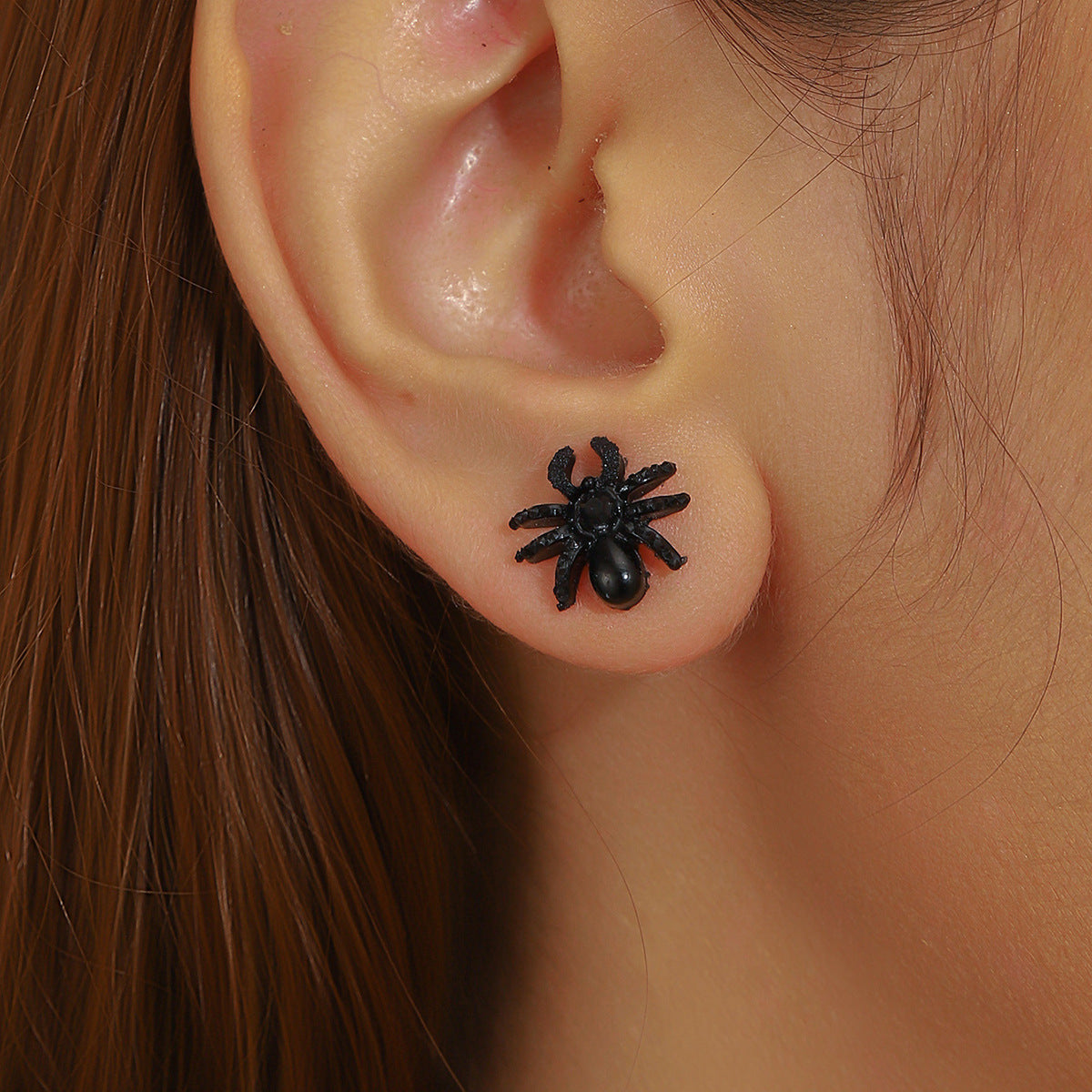 Wholesale Resin Electroplated  Earrings Cyberpunk Vintage Style Women' s Fashion Jewelry