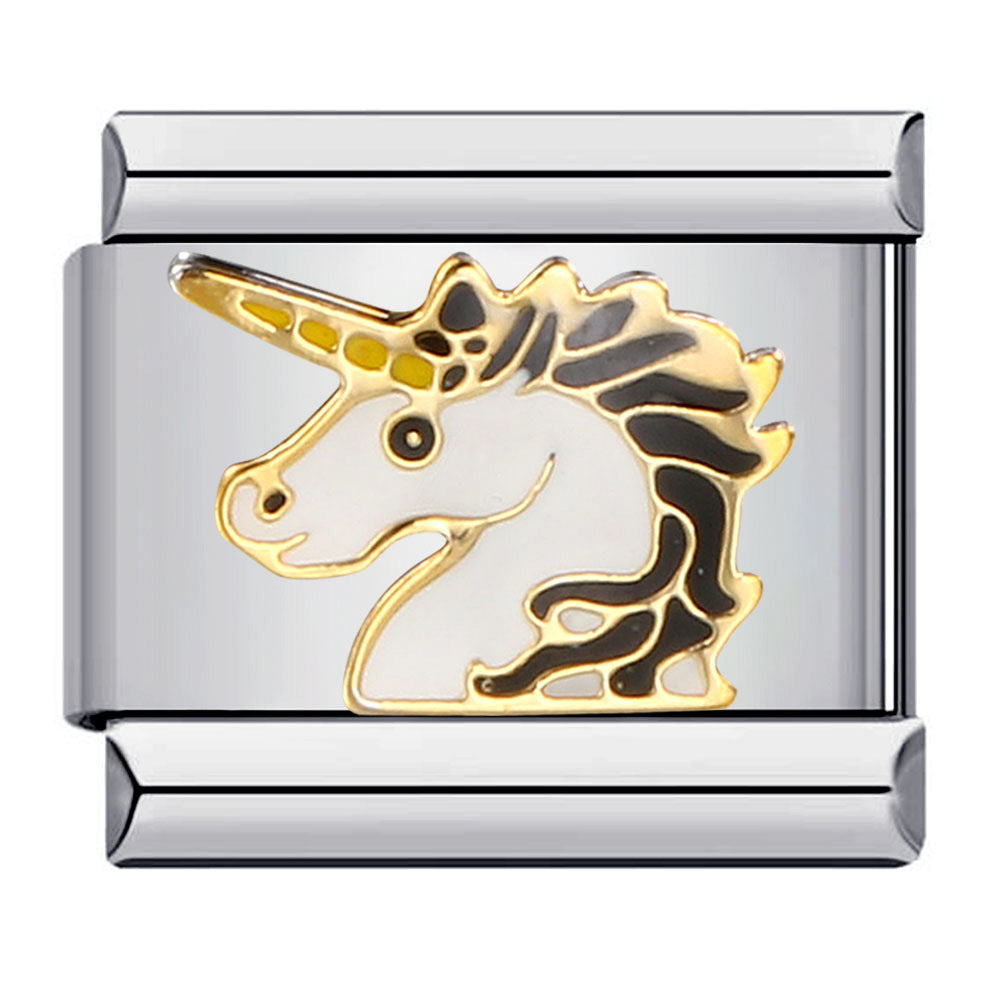 Wholesale Italian Charm Bracelet 9mm DIY Splicing Removable Oil Drop Cartoon Stainless Steel Composable Bracelet