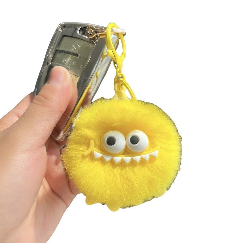 Wholesale Coal briquettes cartoon keychain