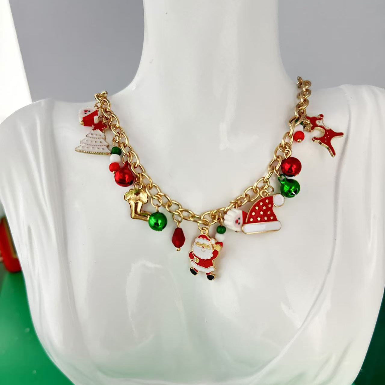 Wholesale Christmas Element Necklace