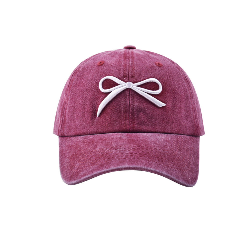 Wholesale Bow Hat Embroidery Baseball Cap ACC-HT-WenRan008