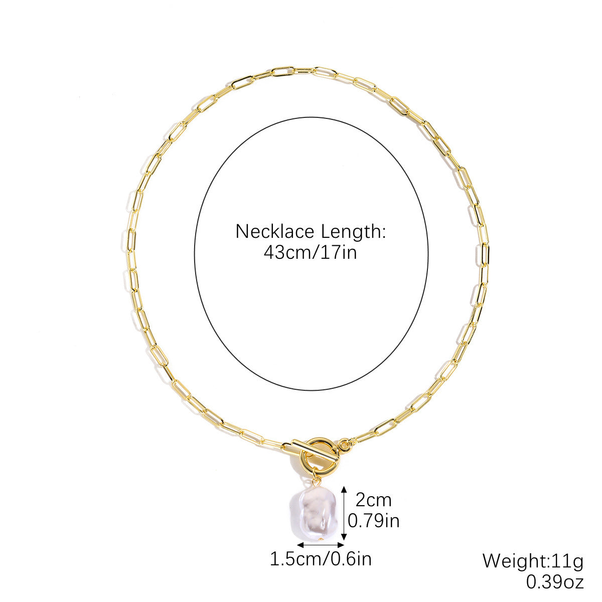 Wholesale Multi-Layered Baroque Imitation Flat Pearl Necklace Light Luxury and High-End Pearl Necklace for Women