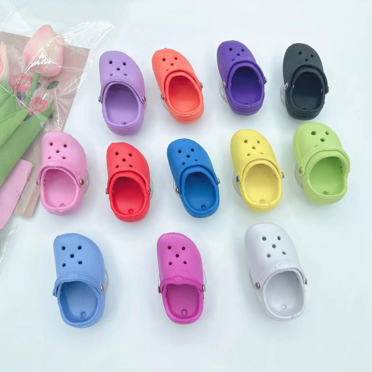 Wholesale Anti-Lost Creative Clogs Transparent phone stand