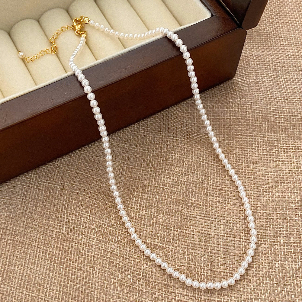 Wholesale  pearl necklace jewelry  light luxury light luxury niche design necklace
