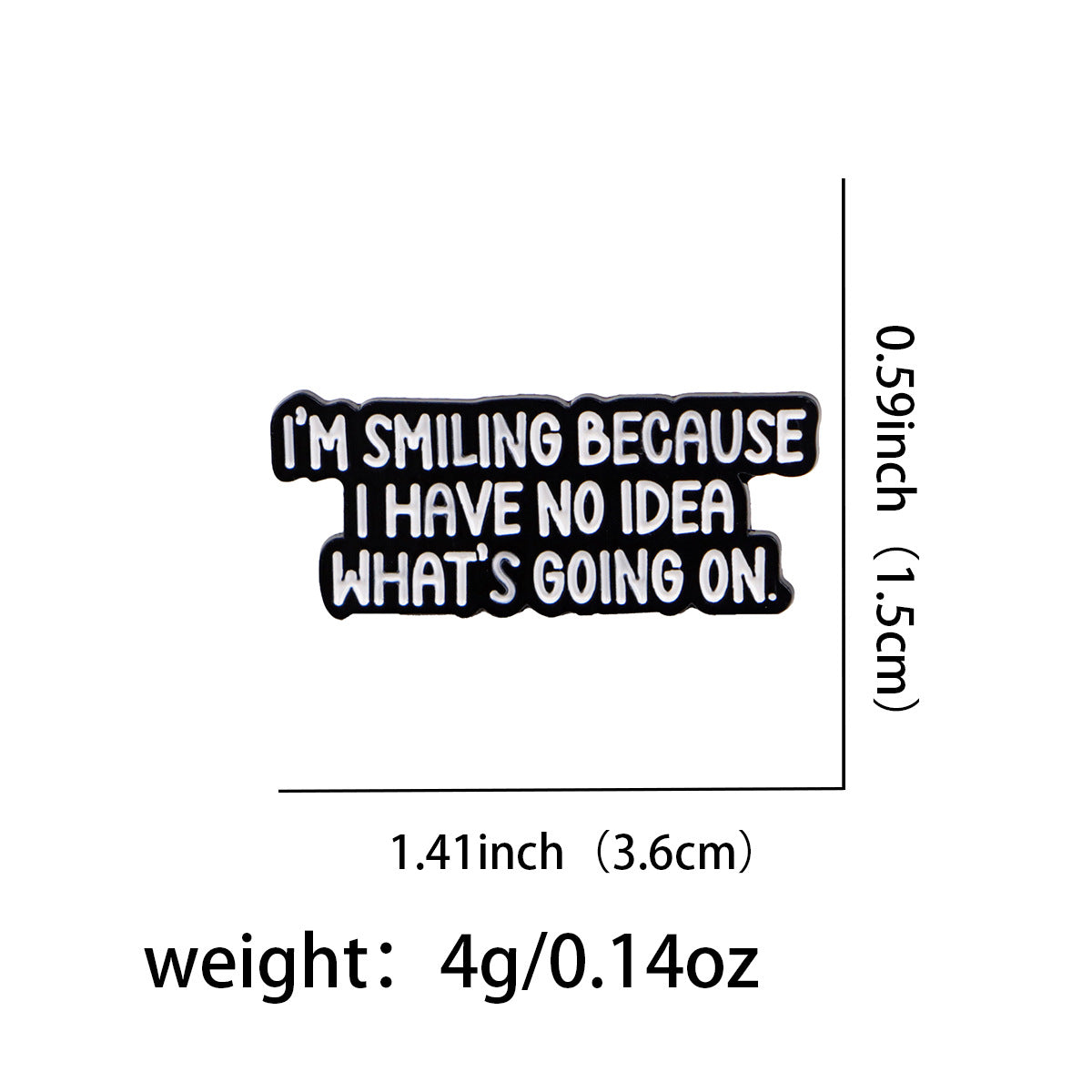 Wholesale Cartoon Quote Brooch