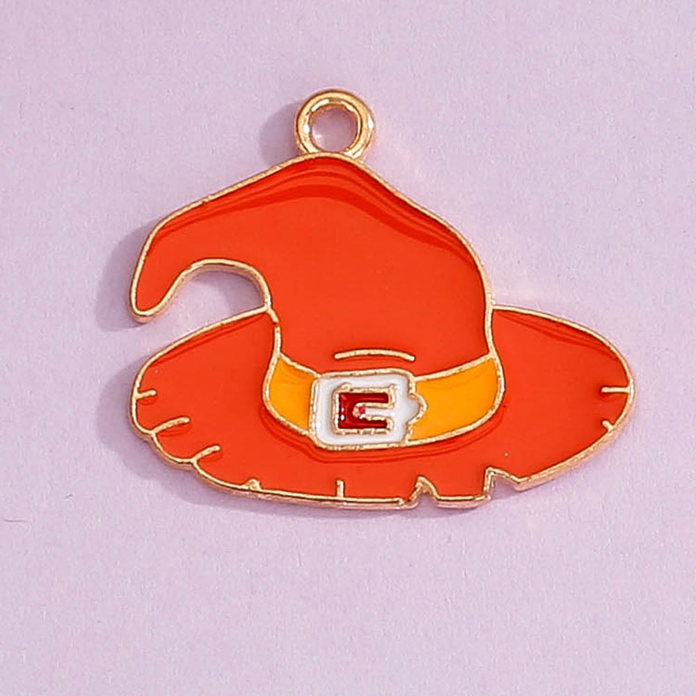 Wholesale 5pcs Halloween Diy Alloy Cartoon Accessories Necklace Bracelet Pendant ACC-PT-Yongc001