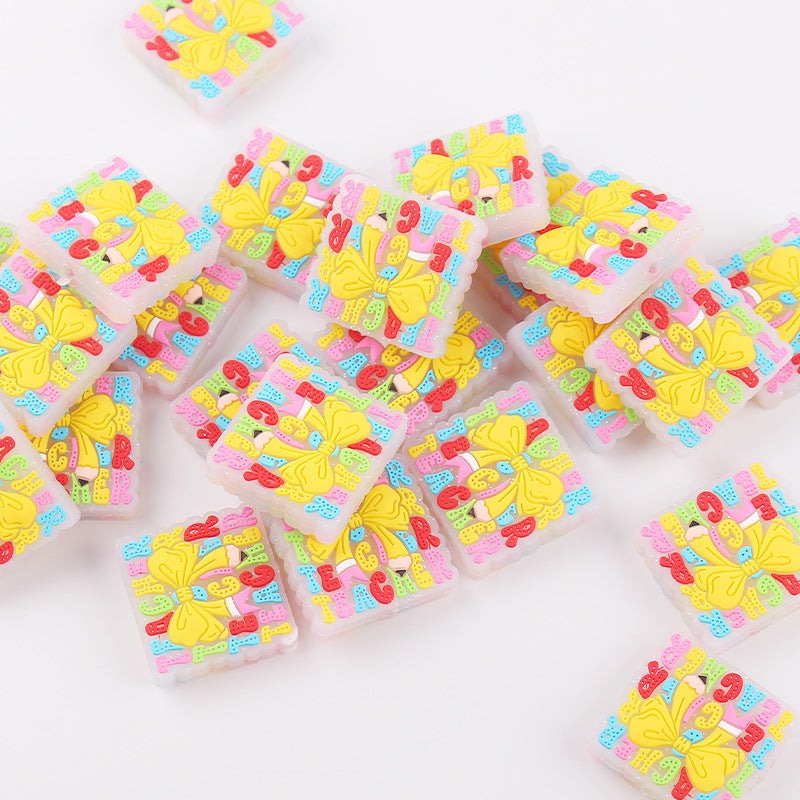 Wholesale Cartoon Cute Bow Series Focal Beads DIY Bead Accessories