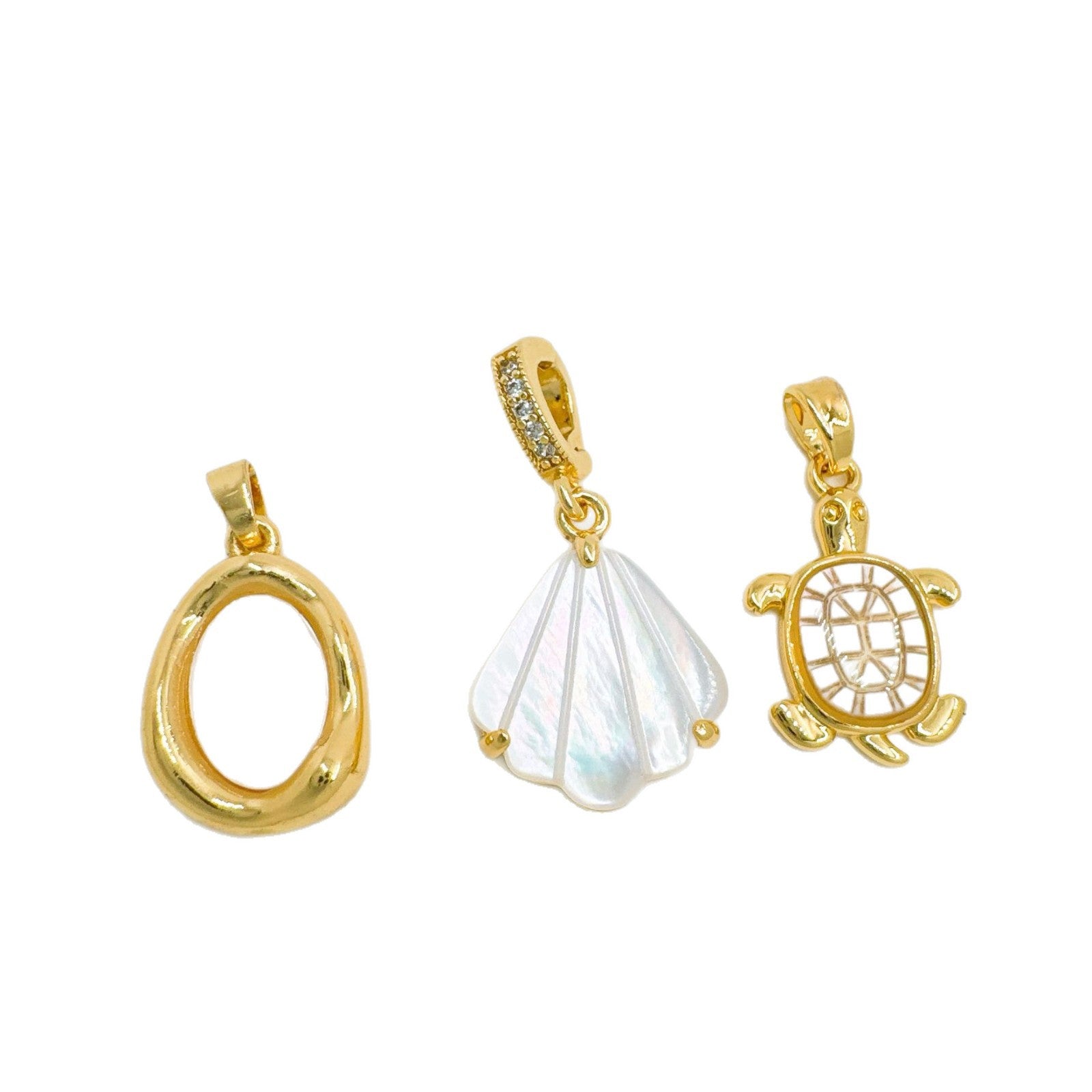 Wholesale Sweet Cool Wind Abalone Shell Turtle Shell Pendant Necklace