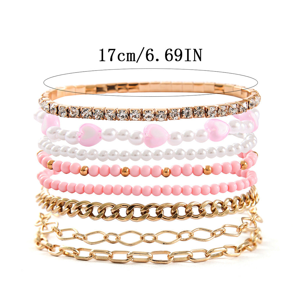 Wholesale Valentine's Day Stacking Bracelet Sets