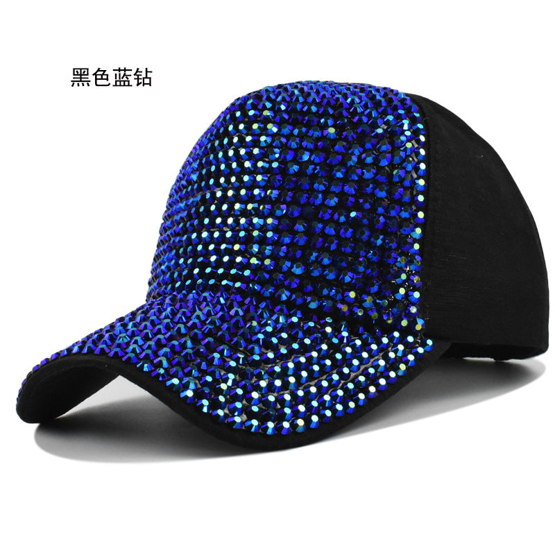 Wholesale  rhinestone baseball cap  protection hat baseball cap