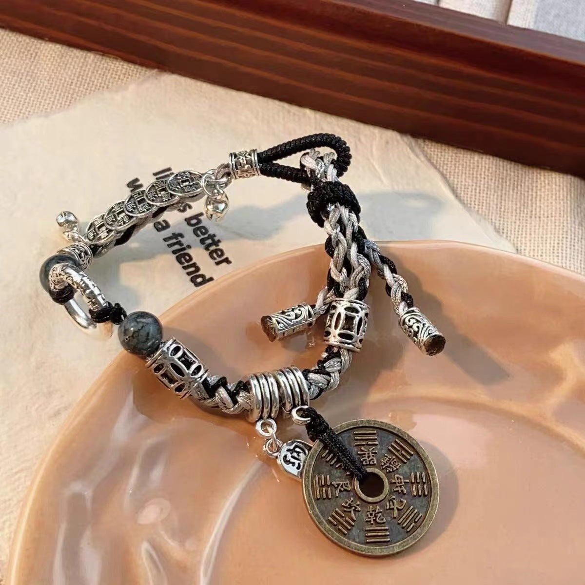 Wholesale Twin Tai Chi Mountain Ghost Money Bracelet ACC-BT-Niqi001