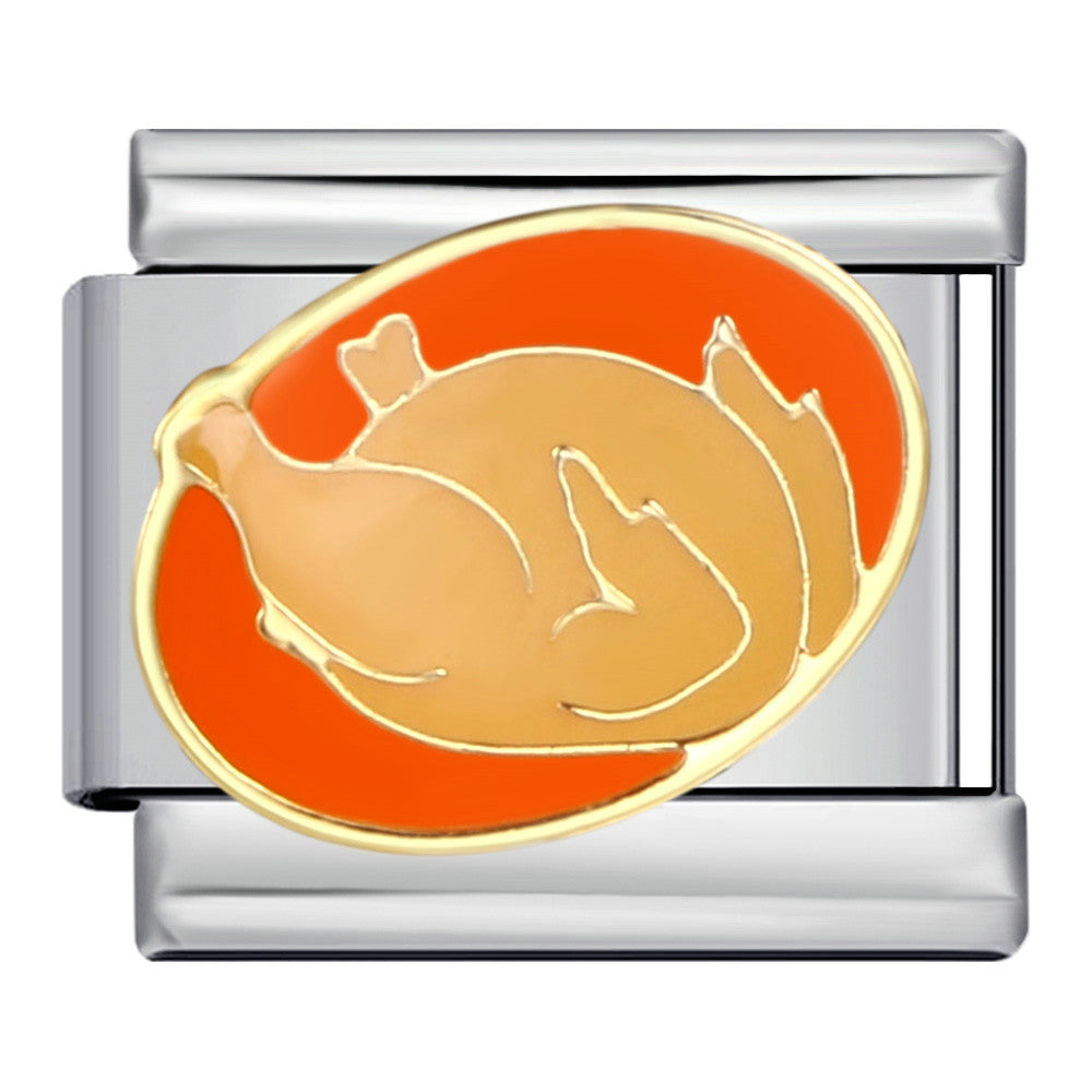 Wholesale Italian Charm Bracelet 9mm DIY Splicing Removable Thanksgiving Elements Stainless Steel Composable Bracelet