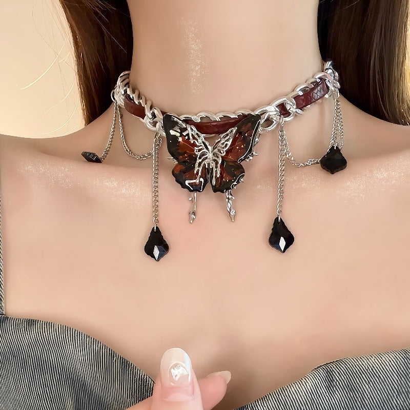 Wholesale  Love Flower Necklace  Light Luxury  Necklace Chain