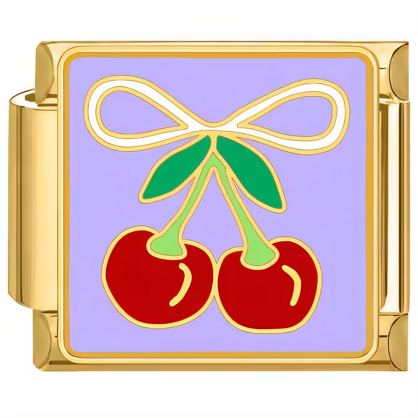 Wholesale  Italian Charm Bracelet 9mm DIY Golden Fruit  Creative Stainless Steel Composable Bracelet