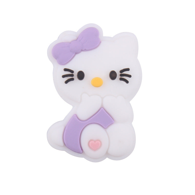 Wholesale Cartoon Cute Cartoon Silicone Bear Series Focal Beads DIY Bead Accessories