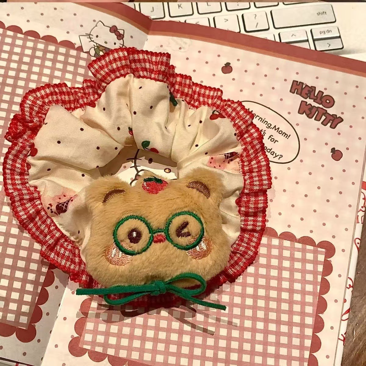 Wholesale Christmas Plush Bear Hairband