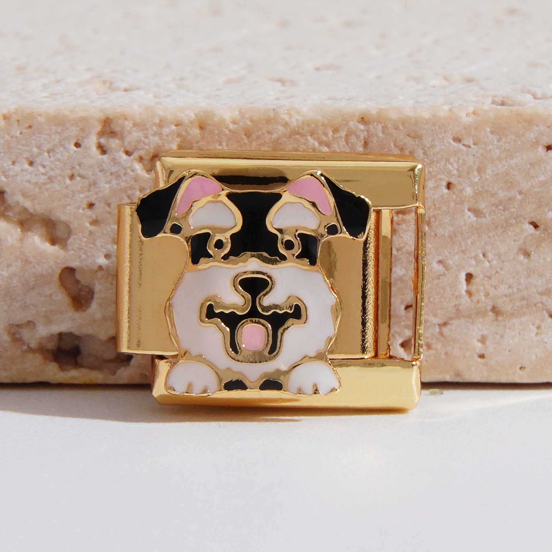 Wholesale Italian Charm Bracelet 9mm DIY Splicing Creative Pattern Stainless Steel Composable Bracelet