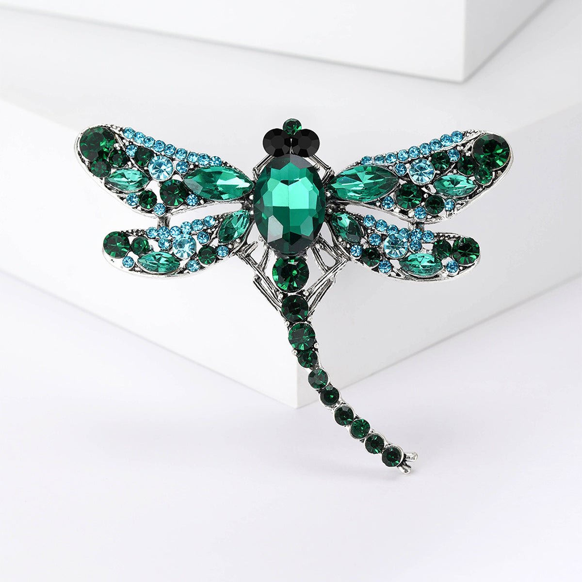 Wholesale Trendy Women S Dragonfly Brooch Pin Alloy Rhinestone Corsage Party Jewelry Accessory