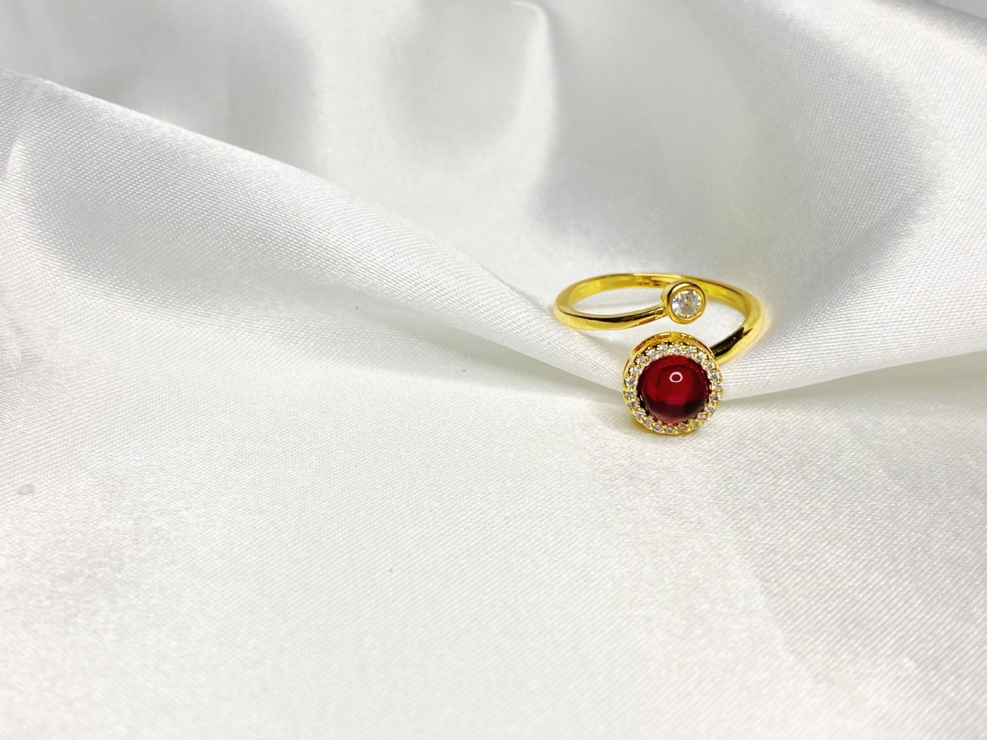 Wholesale Small Pearl Stretchable Adjustable Soft Chain Ring ACC-RS-Hanxi001