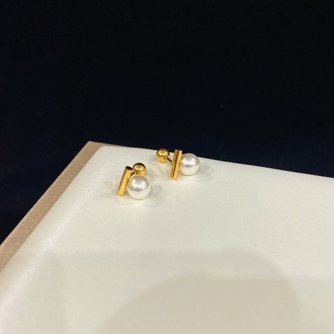 Wholesale Titanium Steel Non-fading Screw Mini Earrings ACC-ES-YZXW001