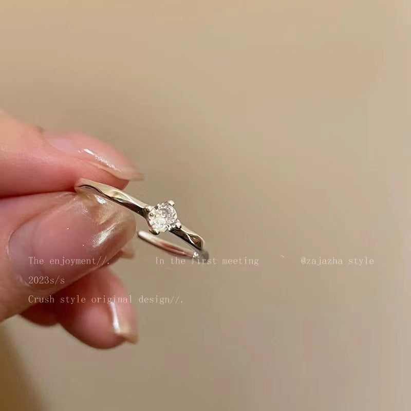 Wholesale Love and Deep Space  Snowflake Ring