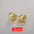 Wholesale Fashion Small Style Wire-drawing Hollow Ball Earrings