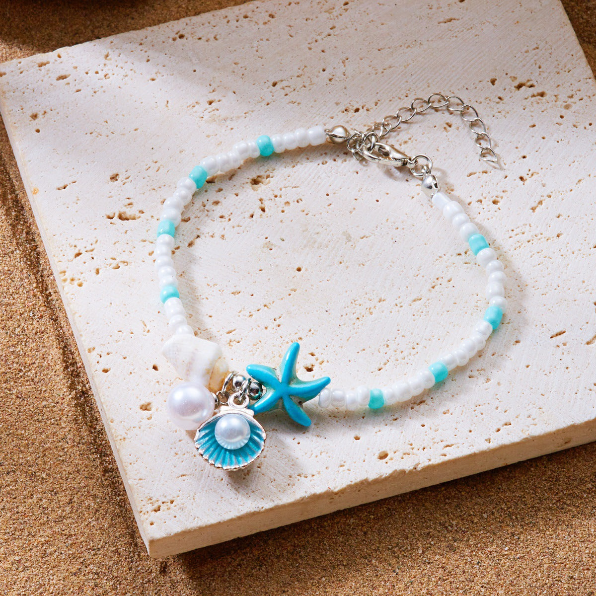 Wholesale  summer  color gravel bracelet