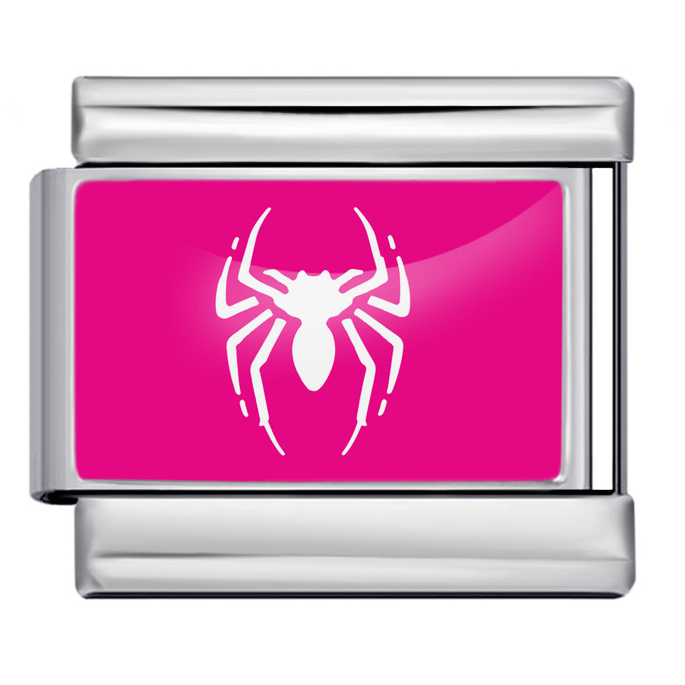 Wholesale 9mm Italian Charm Starter Bracelets DIY square Single Section Creative Stainless Steel Composable Bracelet