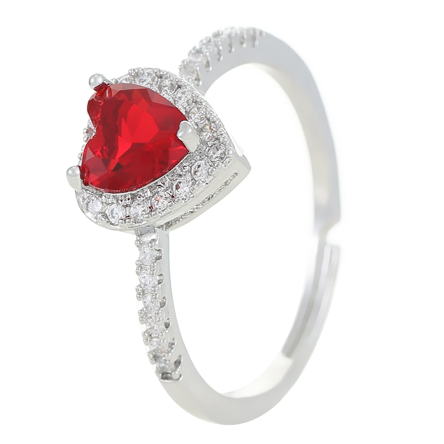 Wholesale color love zircon diamond ring