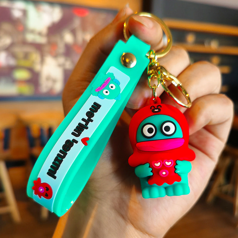 Wholesale Cartoon Cute Silicone Keychains ACCVIP-KC-FanChe003