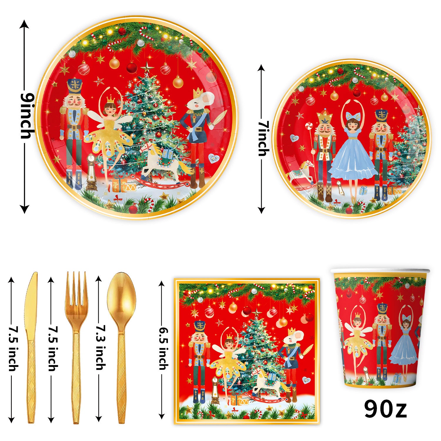 Wholesale Christmas red nutcracker props