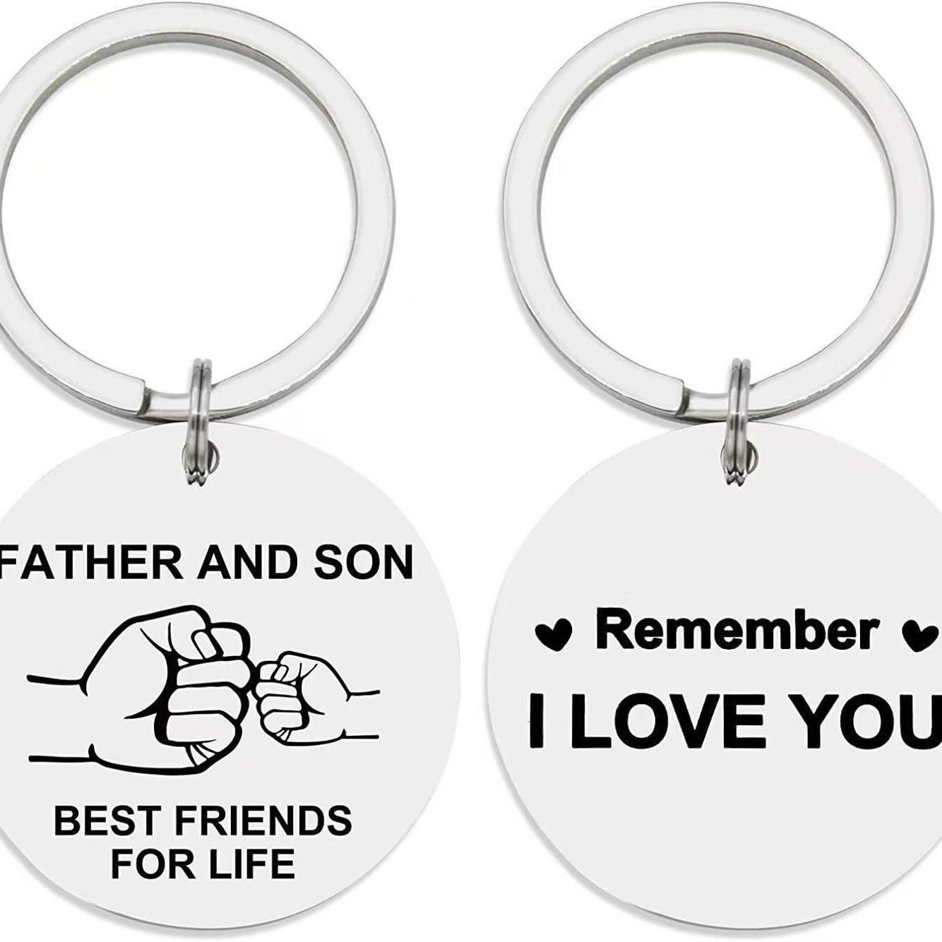 Wholesale Cartoon Theme Stainless Steel Keychain With Laser Engraving Stylish Key Ring Gift For Everyday Use