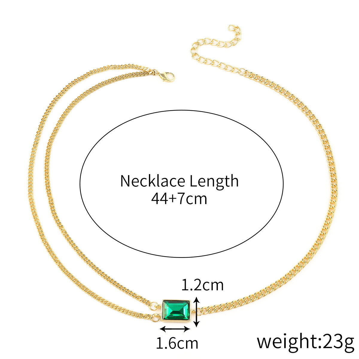 Wholesale Metal  Hip-hop Style Cold Style Simple Necklace