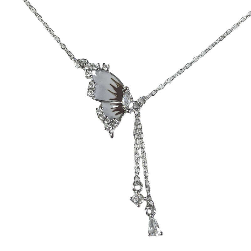 Wholesale  Butterfly Tassel  Cross Necklaces