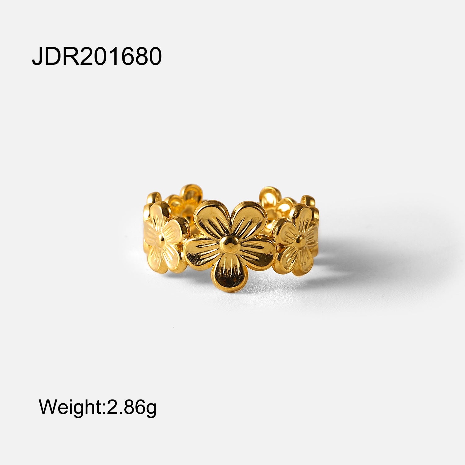 Wholesale Stainless Steel Electroplated Retro Heart Ring - Trendy Everyday Wear Gift for Women