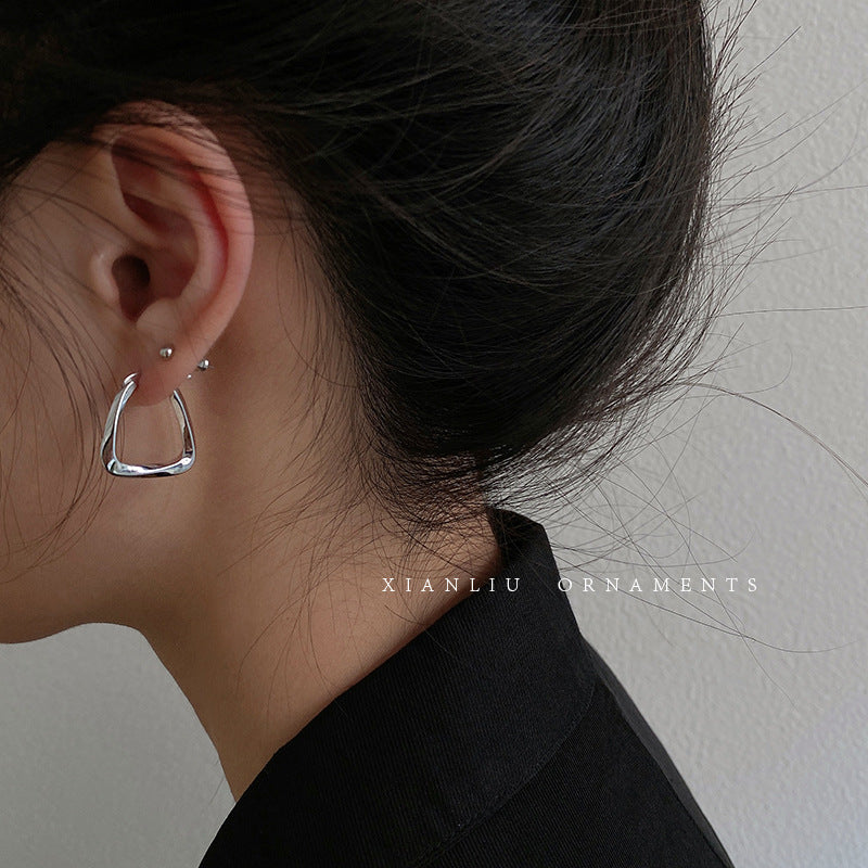 Wholesale Geometric square design earrings for women
