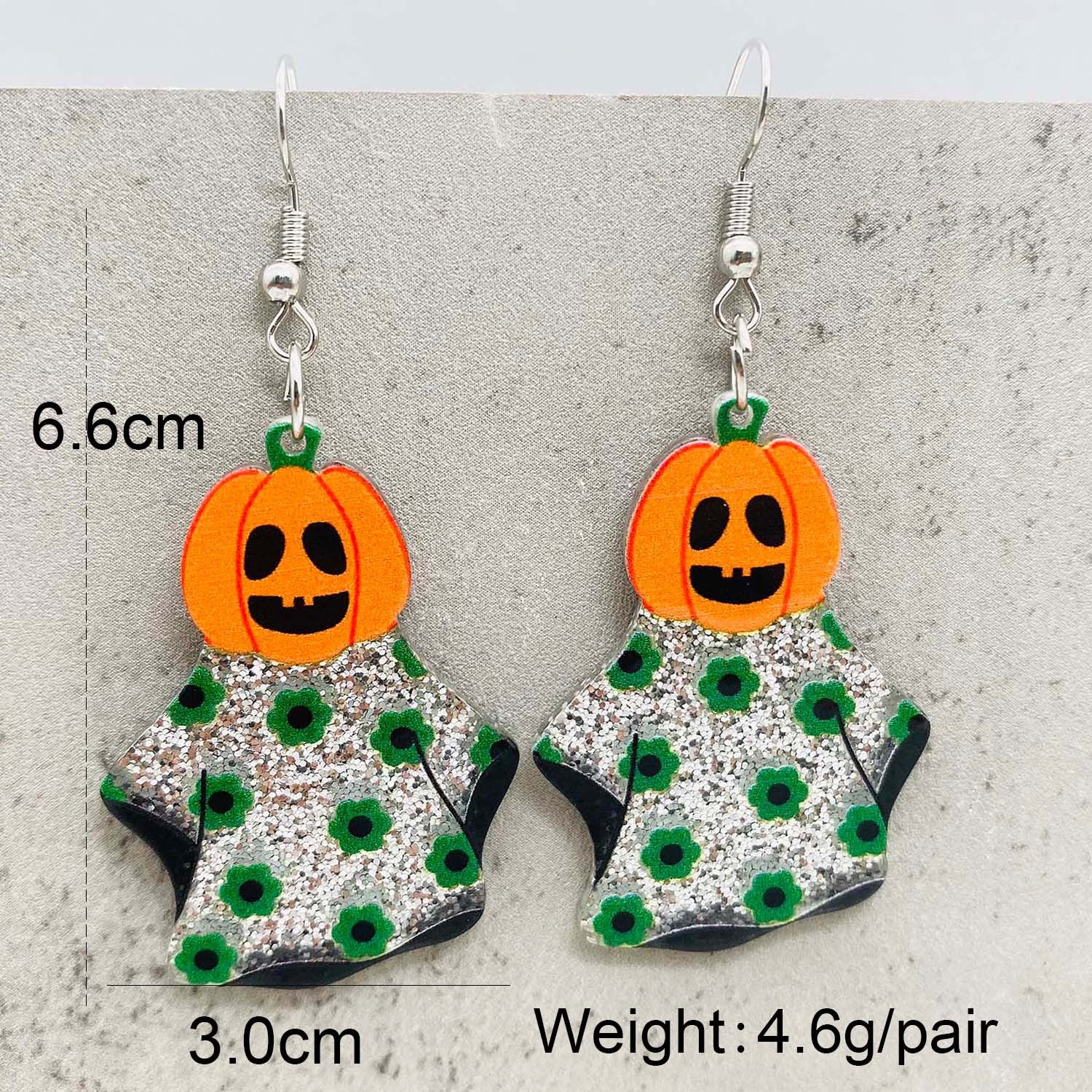 Wholesale Halloween Earrings Cat Ghost Pumpkin Strawberry Eyeball Acrylic Earrings ACC-ES-ChenY016