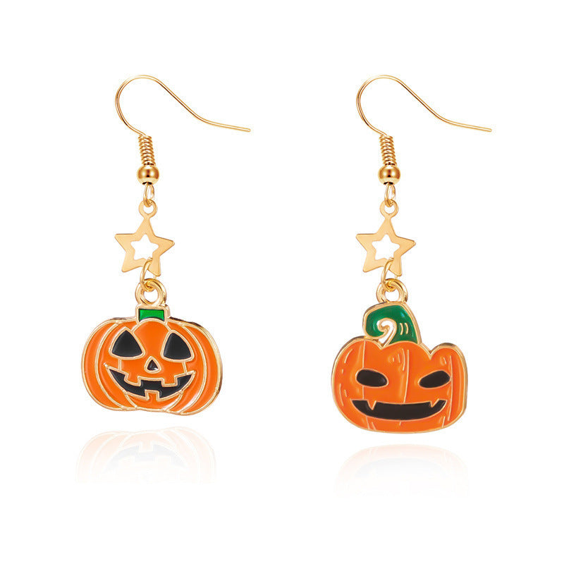 Wholesale  cartoon bat ghost pumpkin earrings