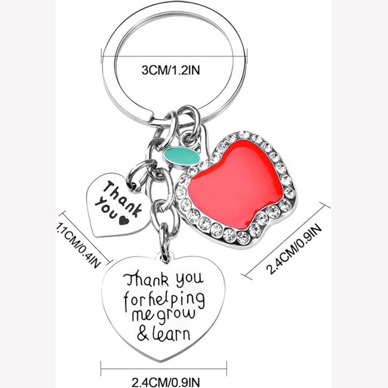 Wholesale Stainless Steel Teacher S Day Keychain A Great Teacher Is Hard To Find Trendy Gift For Teachers Car Key Accessory