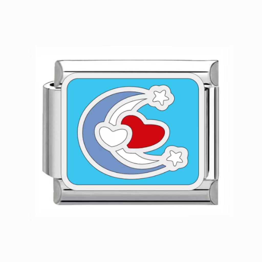 Wholesale Titanium Steel Italian Charm Bracelet DIY Tulip Design Couple Style Fashion Jewelry Accessory For Resale