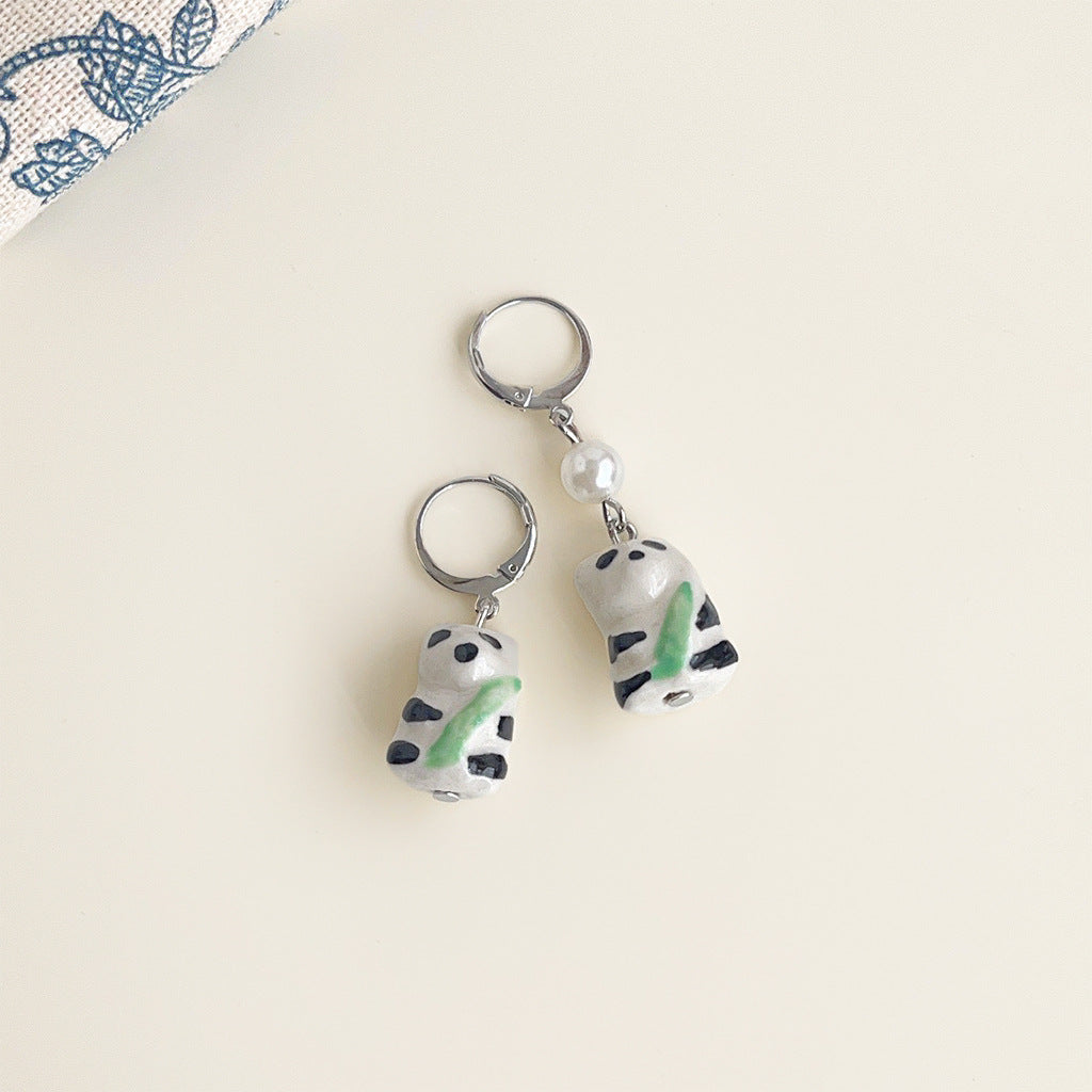 Wholesale Blue and white porcelain series earrings