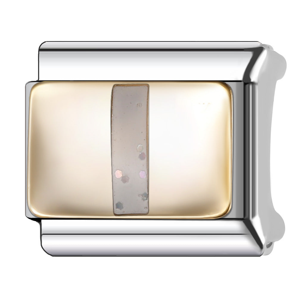 Wholesale Italian Module 9mm Oil-Dropping Gorgeous Letter Bracelet