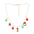 Wholesale Christmas Necklace  Chain Red Green White Beaded Necklaces