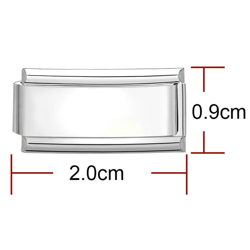 Wholesale Italian Charm Bracelet 9mm DIY Splicing Cute Creative Stainless Steel Composable Bracelet