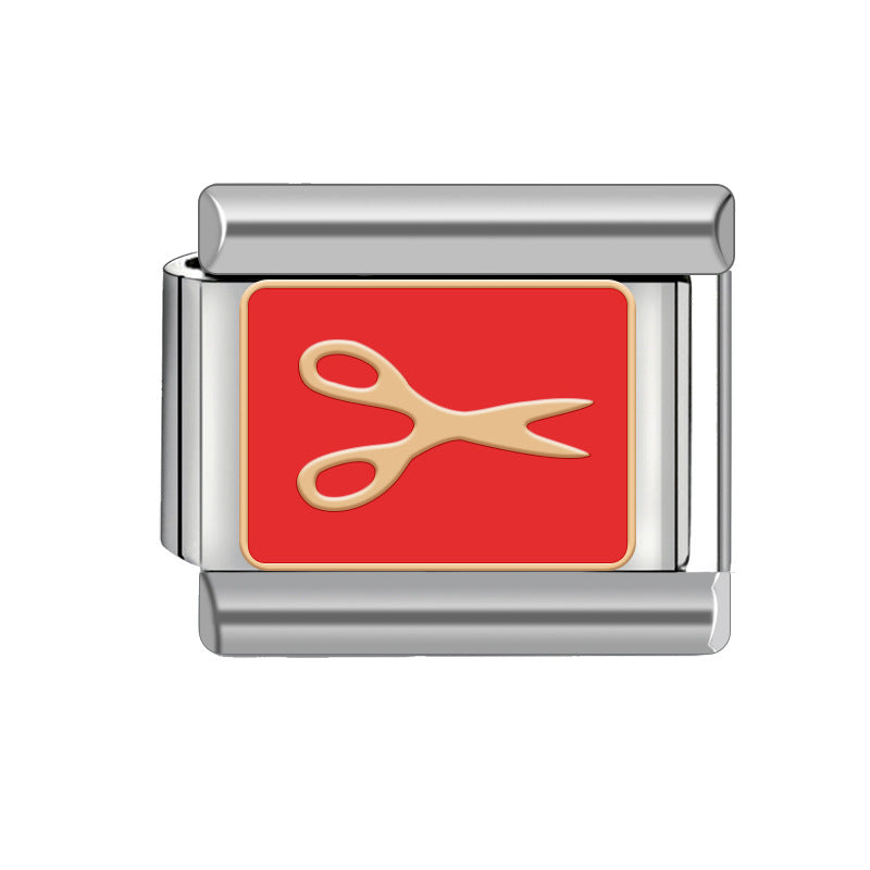 Wholesale Italian Charm Bracelet Stainless Steel Bracelet 9mm DIY Pattern Free Stitching Detachable Composable Bracelet ACC-BT-JL004