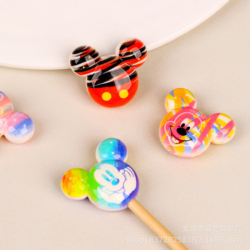 Wholesale random 10pcs Vertical Hole Focal Beads DIY Bead Accessories  ACCVIP