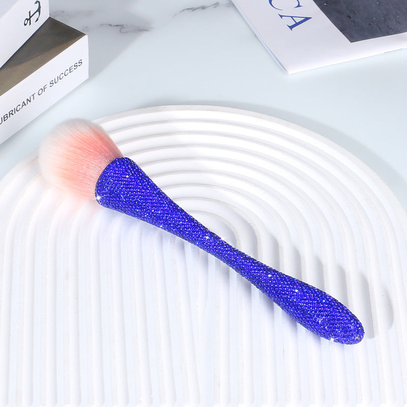 Wholesale diamond inlaid small waist loose powder makeup brush