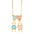 Wholesale Love Heart Boy Girl Valentine's Day Necklace