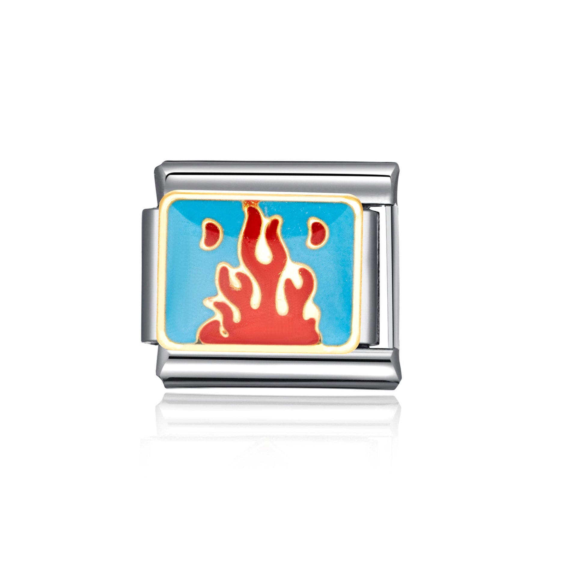 Wholesale Italian Charm Bracelet 9mm DIY Splicing Cute Cartoon Stainless Steel Composable Bracelet