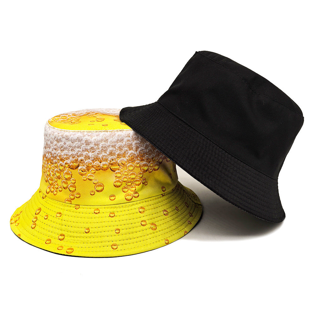 Wholesale Yellow beer bucket hat
